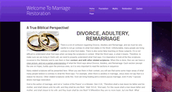 Desktop Screenshot of marriagerestoration.us