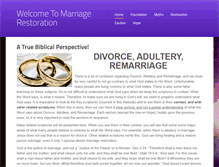 Tablet Screenshot of marriagerestoration.us